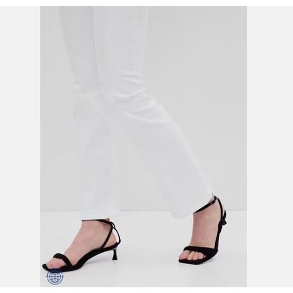 GAP Mid Rise Y2k Baby Boot Jeans Size 33/16 SHORT Optic White RETAIL $80 - Picture 5 of 6